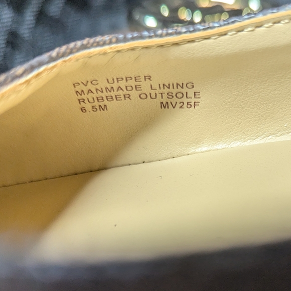 Brown And Tan Michael Kors Milan Flex MK Logo Ballet Flats. - Picture 5 of 5